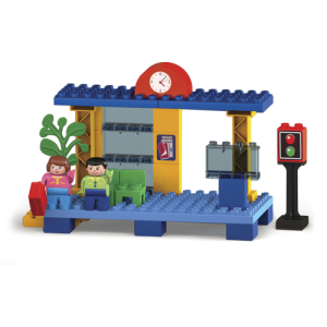 Unico Plus - Trenino motor&sound - lego compatibile