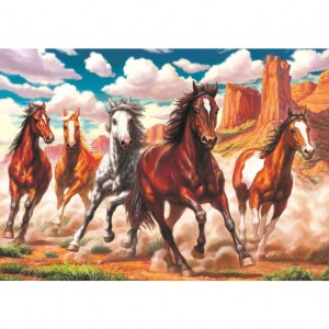 Puzzle: Running Wild in the Valley - 1000 pz - Art Puzzle 4224