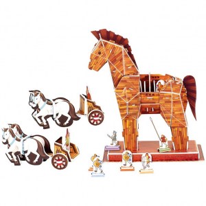 Puzzle 3D - Cavallo di Troia