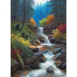 Puzzle: Cascata di montagna - 1000 pz - Cobble Hill 80230