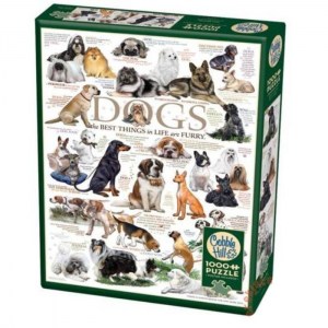 Puzzle: Dog Quotes - 1000 pz - Cobble Hill 80096 - Box