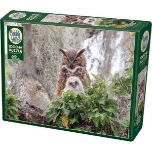 Puzzle: Great Horned Owl - 1000 pz - Cobble Hill 80246 - Box