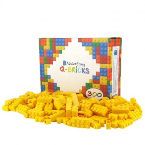 Lego compatibile Q-BRICK - Giallo - 300 pz