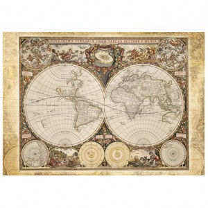 Puzzle - Historical map of the world - 2000 pz - Schmidt 58178