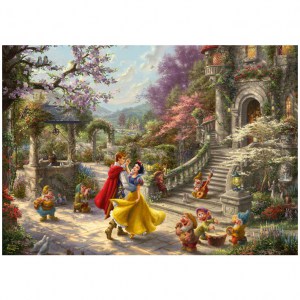 Puzzle Thomas Kinkade: Disney Biancaneve danzando alla luce del sole - 1000 pz - Schmidt 59625