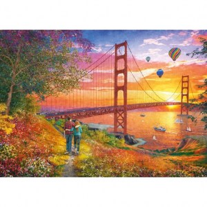 Puzzle Walking to the Golden Gate Bridge - 2000 pz - Schmidt 59773