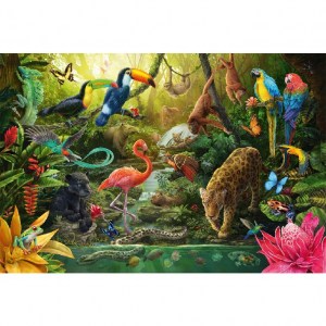 Puzzle Animali della Giungla - 150 pz - Schmidt 56456