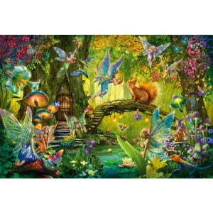 Puzzle Fate nel Bosco (con bacchetta magica) - 200 pz - Schmidt 56333