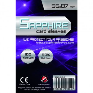 Bustine protettive Sapphire (56x87 mm) - PURPLE