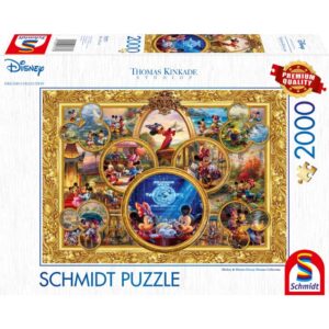 Puzzle Thomas Kinkade: Mickey & Minnie Disney Dreams Collection – 2000 pcs – Schmidt 57371 – immagine 1