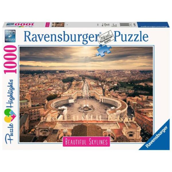 Puzzle Stefan Hefele: Roma – 1000 pz – Ravensburger 14082 - immagine 1