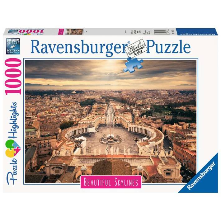 Puzzle Stefan Hefele: Roma – 1000 pz – Ravensburger 14082 - immagine 1
