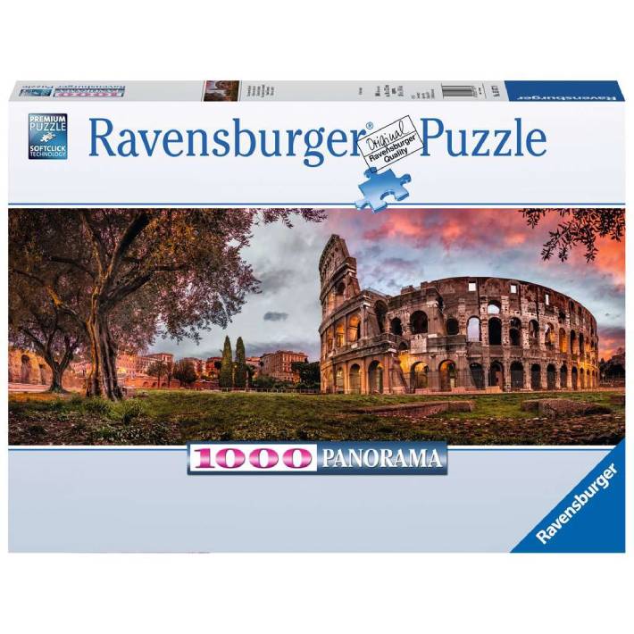 Puzzle Colosseo al tramonto – 1000 pz – Ravensburger 15077 - immagine 1