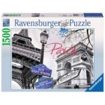 Puzzle: A Parigi – 1500 pz – Ravensburger 16296 - immagine 1