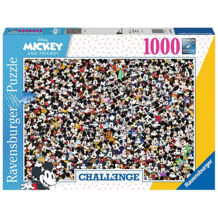 Puzzle Challenge Mickey – 1000 pz – Ravensburger 16744 - immagine 1
