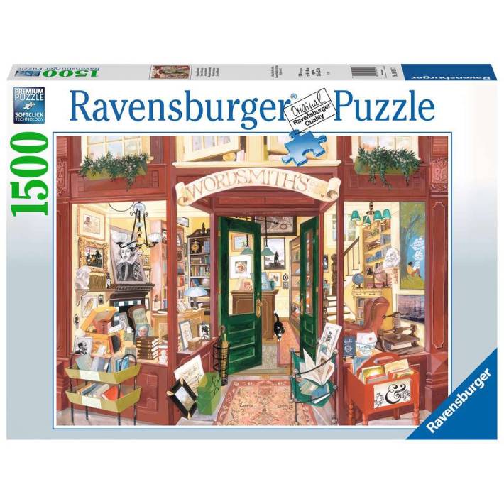 Puzzle Elisa Della Piana: Libreria di Word Smith – 1500 pz – Ravensburger 16821 - immagine 1