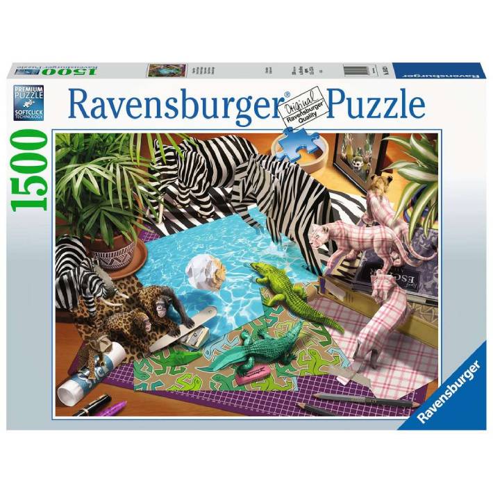 Puzzle: Avventure di Origami – 1500 pz – Ravensburger 16822 - immagine 1