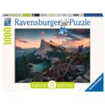 Puzzle Stefan Hefele: Tramonto in Montagna – 1000 pz – Ravensburger 15011 - immagine 1