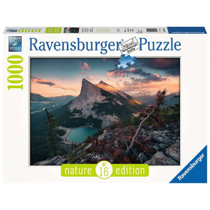 Puzzle Stefan Hefele: Tramonto in Montagna – 1000 pz – Ravensburger 15011 - immagine 1