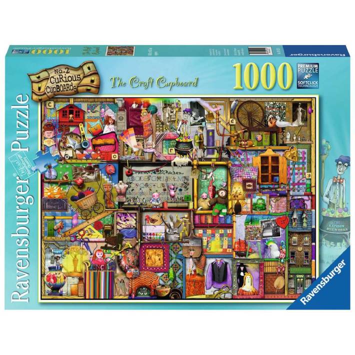 Puzzle Colin Thompson: The Craft cupboard – 1000 pz – Ravensburger 19412 - immagine 1