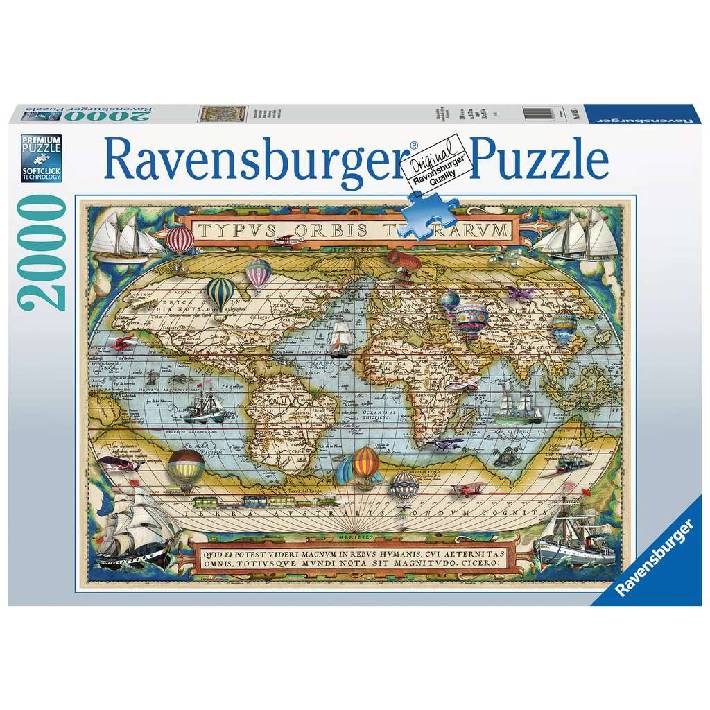Puzzle Barbara Behr: Intorno al mondo – 2000 pz – Ravensburger 16506 - immagine 1