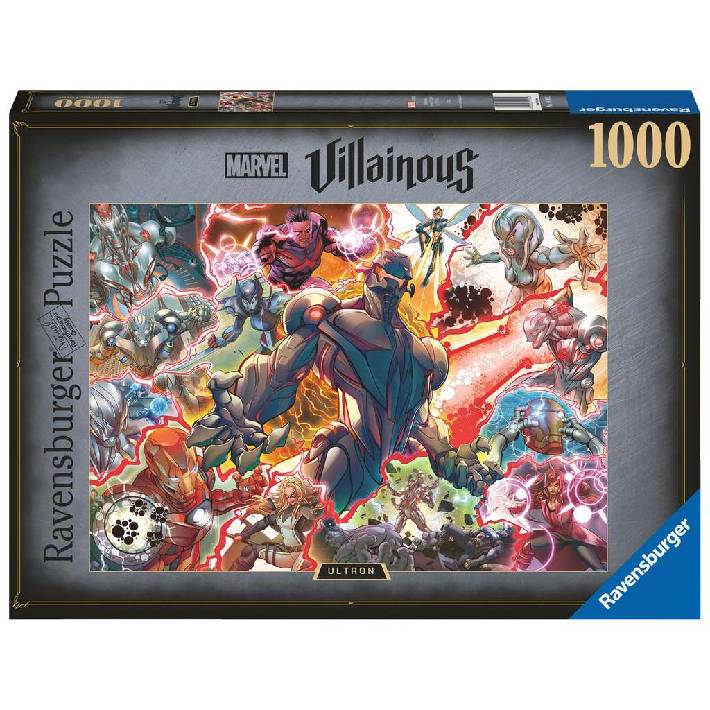 Puzzle Villainous Marvel: Ultron – 1000 pz – Ravensburger 16902 - immagine 1