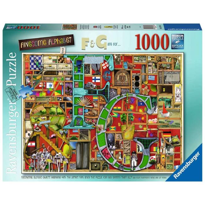 Puzzle Colin Thompson: Lettera F & G – 1000 pz – Ravensburger 16761 - immagine 1