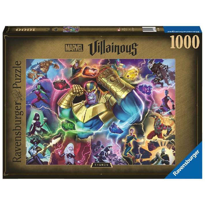 Puzzle Villainous Marvel: Thanos – 1000 pz – Ravensburger 16904 - immagine 1