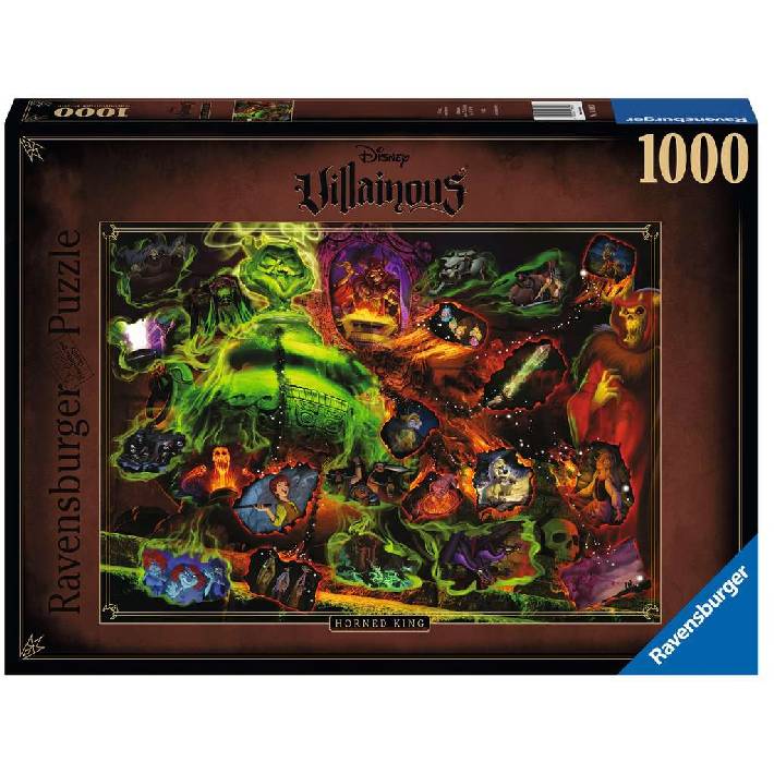 Puzzle Villainous: Re Cornelius – 1000 pz – Ravensburger 16890 - immagine 1