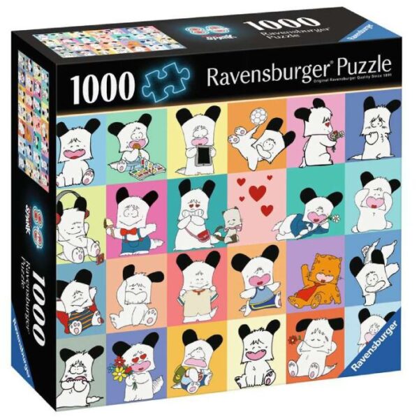 Puzzle 80 Mania – Hello Spank – 1000 pz – Ravensburger 12001655 - immagine 1