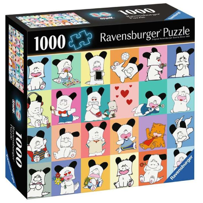 Puzzle 80 Mania – Hello Spank – 1000 pz – Ravensburger 12001655 - immagine 1