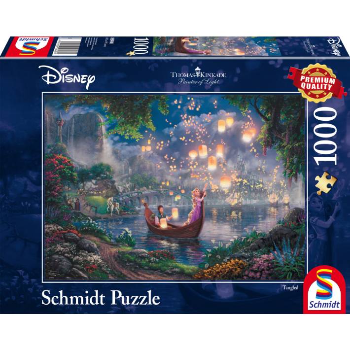 Puzzle Thomas Kinkade: Disney Rapunzel – 1000 pz – Schmidt 59480 - immagine 1