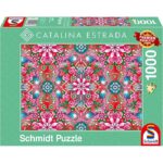 Puzzle Catalina Estrada: Red Rosebush – 1000 pz – Schmidt 59586 - immagine 1