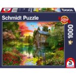Puzzle Dominic Davison – Il mulino ad acqua – 1000 pz – Schmidt 58968 - immagine 1