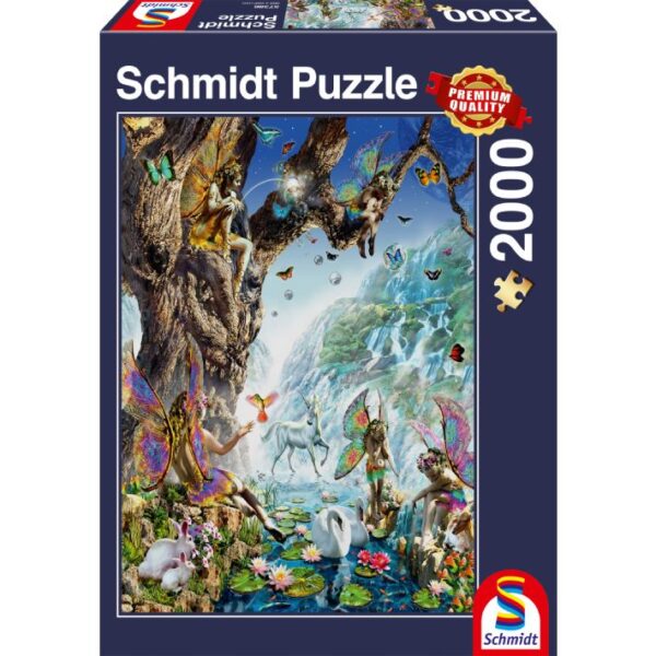 Puzzle Adrian Chesterman – La valle delle ninfe – 2000 pz – Schmidt 57386 - immagine 1