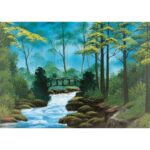 Puzzle Bob Ross – Ponte Isolato – 1000 pz – Schmidt 57536 - immagine 2