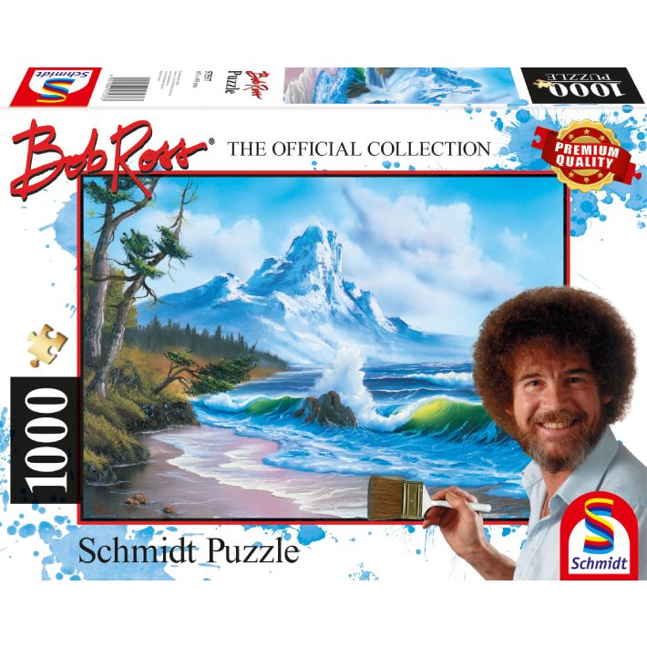 Puzzle Bob Ross – Montagna sul Mare – 1000 pz – Schmidt 57537 - immagine 1