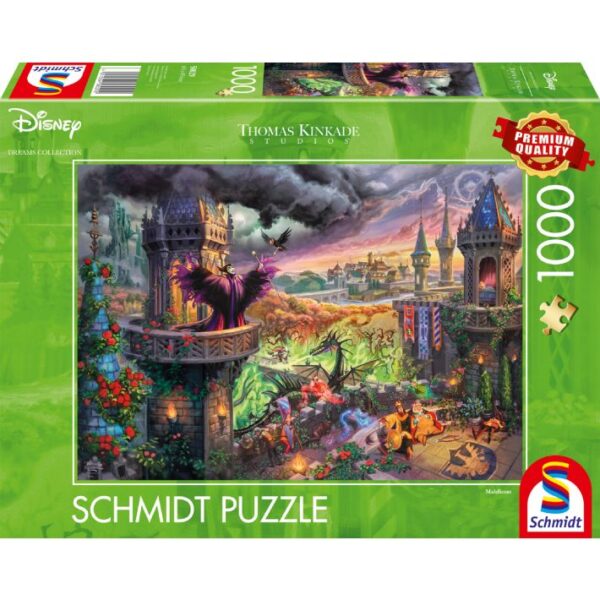 Puzzle Thomas Kinkade Disney Maleficent – 1000 pz – Schmidt 58029 - immagine 1