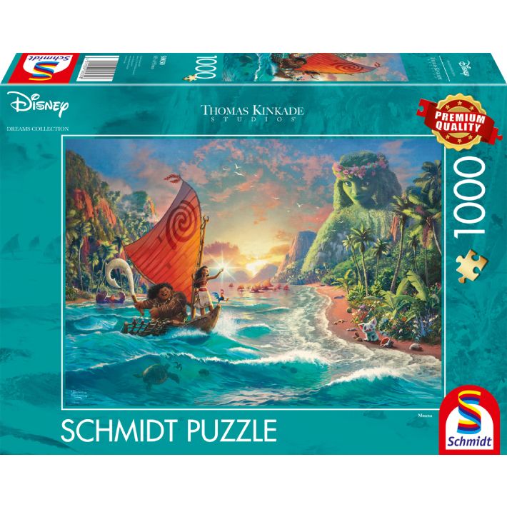 Puzzle Thomas Kinkade Disney Moana – Vaiana – 1000 pz – Schmidt 58030 - immagine 1
