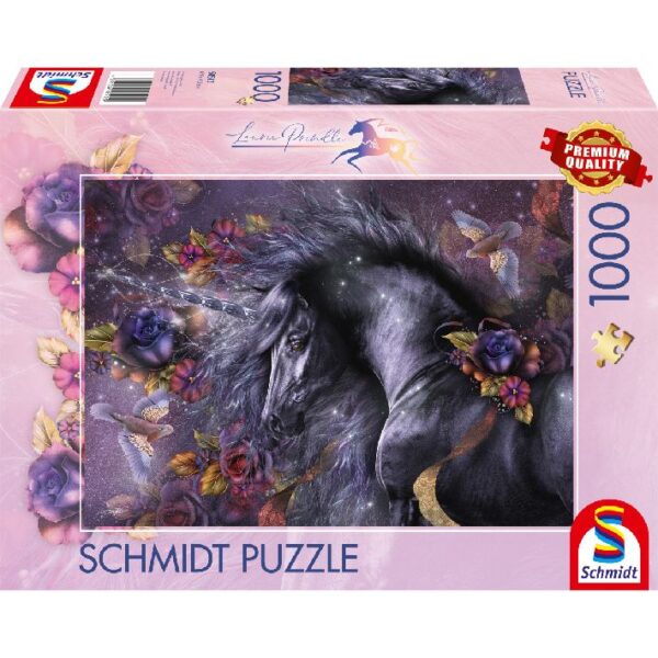 Puzzle Blue Rose – 1000 pz – Schmidt 58512 - immagine 1