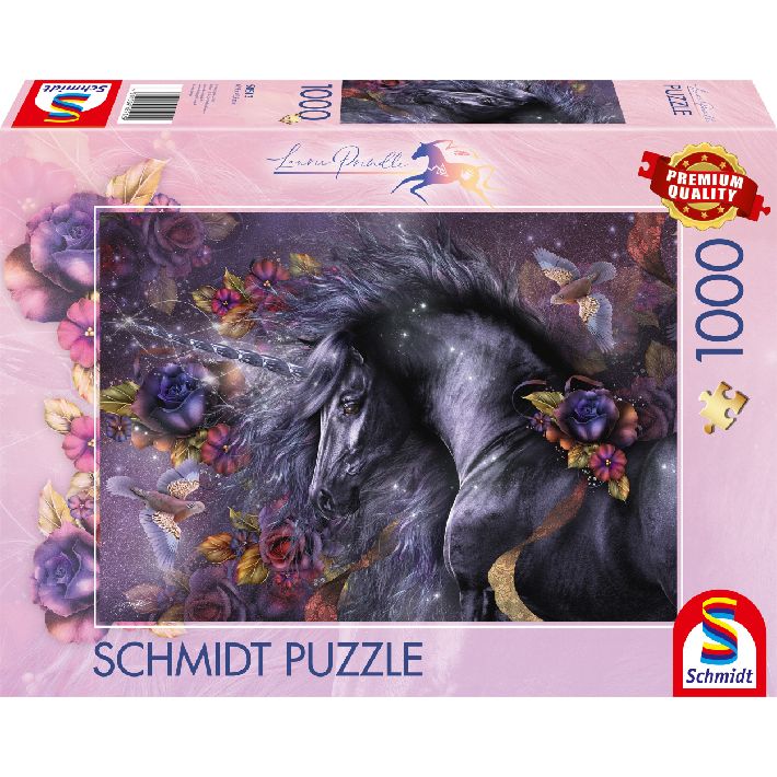 Puzzle Blue Rose – 1000 pz – Schmidt 58512 - immagine 1