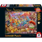 Puzzle Cat Mania – 1000 pz – Schmidt 59979 - immagine 1