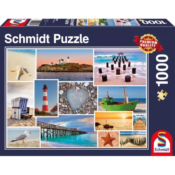 Puzzle By the Sea – 1000 pz – Schmidt 58221 - immagine 1