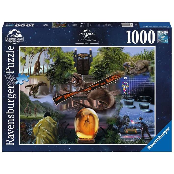 Jurassic Park – 1000 pz – Ravensburger 17147 - immagine 1