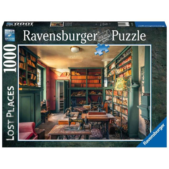 Singer Library – Lost Places – 1000 pz – Ravensburger 17101 - immagine 1