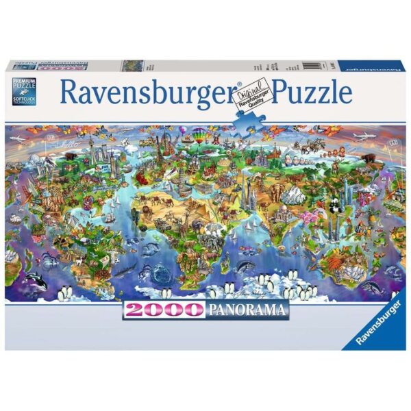 Le Meraviglie del Mondo – Panorama – 2000 pz – Ravensburger 16698 - immagine 1