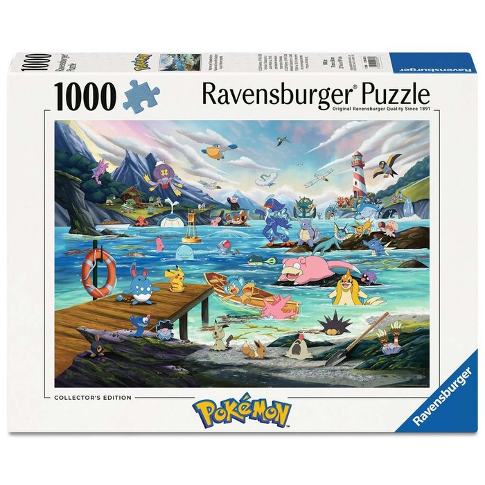 Puzzle – Vaporeon e il Mare Temperato – 1000 pz – Ravensburger 12002035 - immagine 1