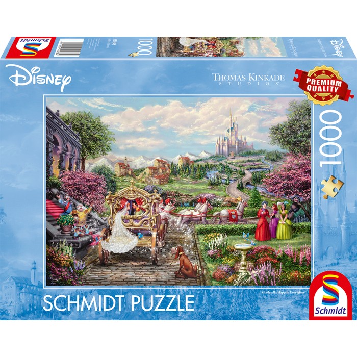 Cenerentola – E vissero felici e contenti – 1000 pezzi – Schmidt 58038 - immagine 1