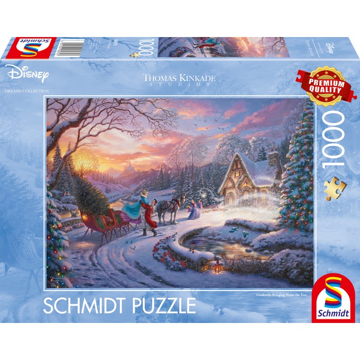 Cenerentola – Il ritorno a casa con l’albero di Natale – 1000 pz – Schmidt 58035 - immagine 1