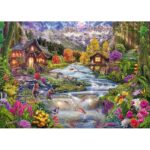 An idyllic river in the mountains – 2000 pz – Schmidt 58868 - immagine 2